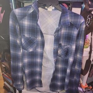 Passport Blue Plaid Button-Down Shirt